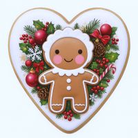 CIASTKO LUKROWANE MAMIK FAMILY BABY ROZ.L SERCE RĘCZNIE ROBIONE