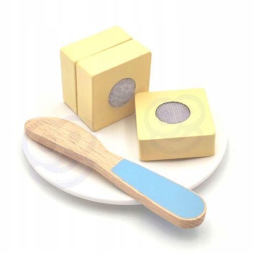 TOSTER DREWNIANY PASTELOWY ZESTAW ŚNIADANIOWY TOOKY TOY na Arena.pl