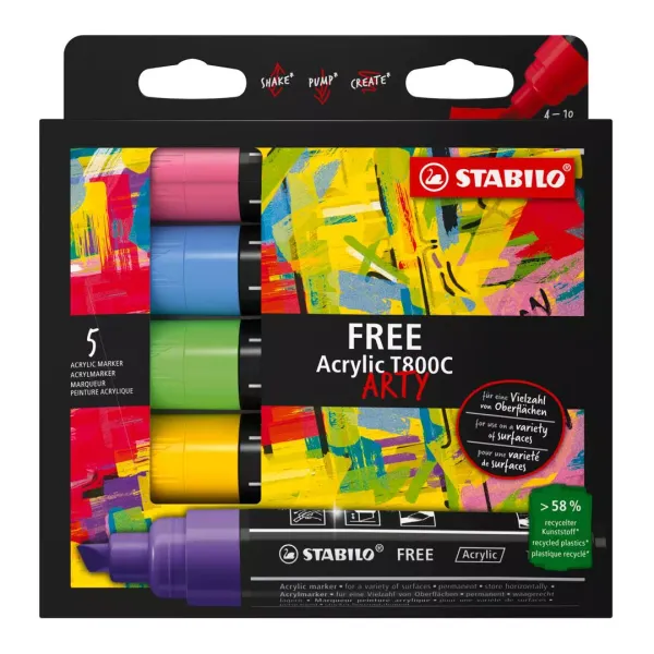 Markery Free T800C (5 sztuk) zdjęcie 1