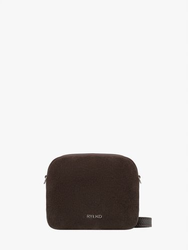 Ryłko Mała brązowa torebka damska elegancka ładna z łączonych skór na Arena.pl