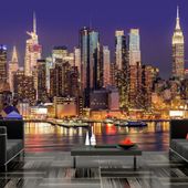 Fototapeta - NYC: Nocne miasto 350x245