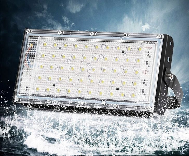 Halogen panel led doświetlacz 50w - biały zimny zdjęcie 1