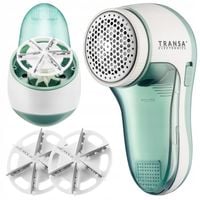 Golarka do SWETRÓW UBRAŃ TKANIN Bezprzewodowa Zielona USB 8W 2 x