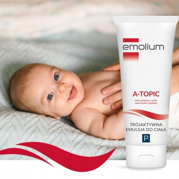 EMOLIUM A-TOPIC Trójaktywna Emulsja Do Ciała 200ML zdjęcie 3