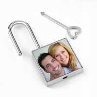 Kłódka miłości NADRUK zdjęcia prezent dla PARY