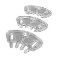 mystim fang gang spacers with spikes - zestaw przekładek do pubic  1/2