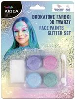 brokatowe farbki do twarzy kidea 5521