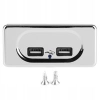 Podwójna ładowarka USB Gniazdo 3.1A z diodą LED