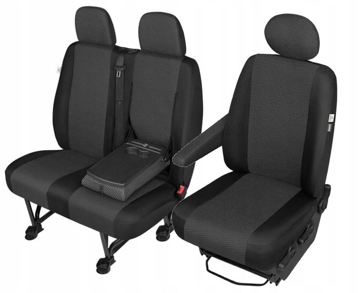 Pokrowce samochodowe 2+1 do Mercedes Sprinter VW Crafter STOLIK zdjęcie 1