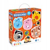 CzuCzu Pierwsze puzzle Rodzinki dla dzieci 15 mies.+