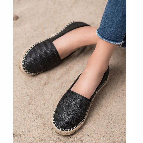 Plecione Czarne Espadryle r.40 na Arena.pl