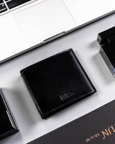 skórzany portfel męski bez zapięcia zewnętrznego - peterson na Arena.pl