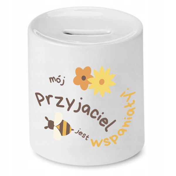 Skarbonka Dla Przyjaciela Jest Wspaniały Prezent Z Nadrukiem Ze Zdjęciem zdjęcie 1