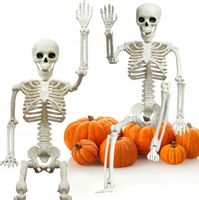 SZKIELET człowieka sztuczny kościotrup 90cm wiszący dekoracja na HALLOWEEN