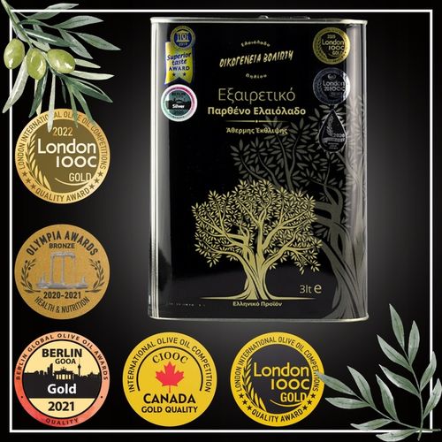 Oliwa z Oliwek GRECKA Extra Virgin 3l NIEFILTROWANA jakość ŚWIEŻY ZB. 24/25 na Arena.pl