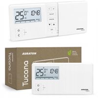PRZEWODOWY STEROWNIK REGULATOR PIECA TERMOSTAT POKOJOWY AURATON tygodniowy