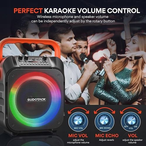 Głośnik przenośny SUDOTACK SP-70B czarny 15 W na Arena.pl