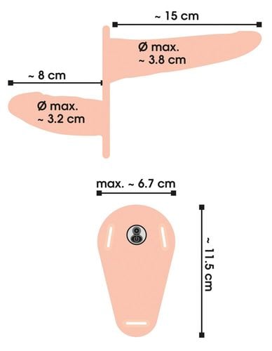 vibrating double strap on na Arena.pl