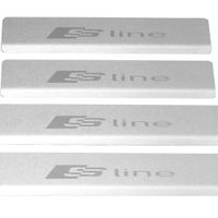 Listwa progowa AUDI A4 B9 SLINE Stal nierdzewna 304 mat 4szt