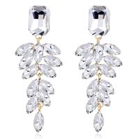 Kolczyki srebrne cyrkonie wiszące kryształki błyszczące lśniące KOKONET 3-0379