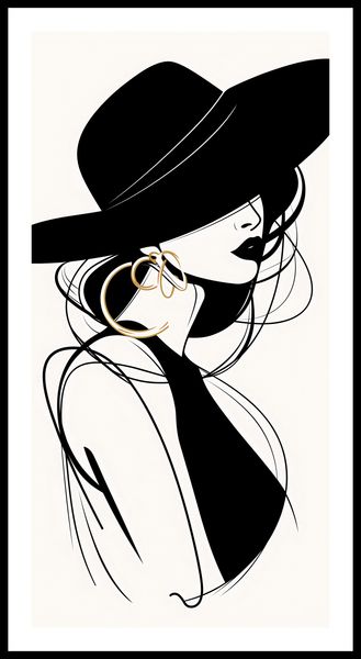 Plakat 50x100cm Uwikłana Elegancja zdjęcie 3