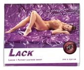 Vinyl Bed Sheet Purple 200X230