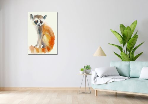 Obraz 60x90cm Lemurek na Arena.pl