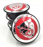 JAGUAR DEKIELKI na felgi zaślepki felg KAPSLE kołpaczki 59mm 4 szt 59/50mm