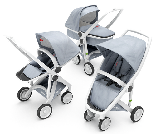 Wózek Greentom Classic white - grey na Arena.pl