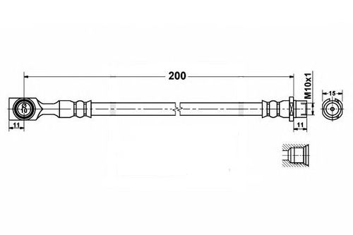 Opel Meriva A - Zestaw Przewodów Hamulcowych Elastycznych Gumowych na Arena.pl