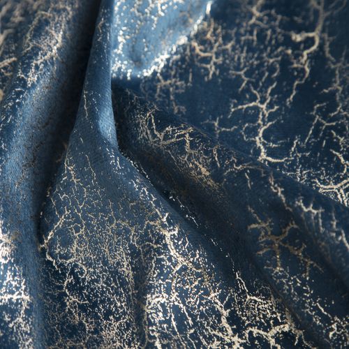 Zasłona welwetowa na przelotkach Eurofirany 140X250 INGRID granat na Arena.pl