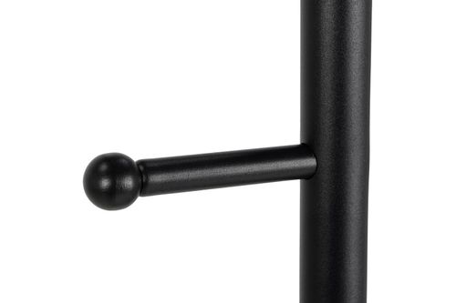 Wieszak Aspen stojący czarny na Arena.pl