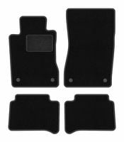 Dywaniki welurowe LUX Mercedes E W211 2002-2009 czarne, MS
