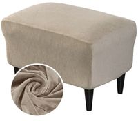 POKROWIEC NA PODNÓŻEK PUF ELASTYCZNY WELUR PREMIUM