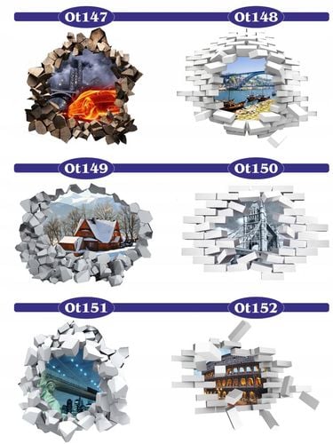 Naklejka samoprzylepna efekt 3D widok miasto nocą na Arena.pl