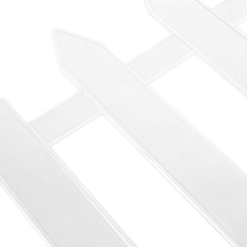 Płotek ogrodowy biały 30x30 cm 10 szt. na Arena.pl