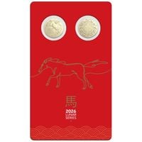 RAM: Zestaw 2 monet Lunar - Rok Konia 2026