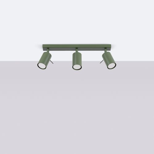 Plafon RING 3L zielony oliwkowy na Arena.pl