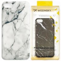 Wozinsky Marble żelowe etui pokrowiec marmur Samsung Galaxy M31 biały