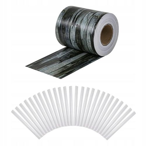 Amazon Basics Taśma Ogrodzeniowa 50 m x 19 cm - szary kamień na Arena.pl