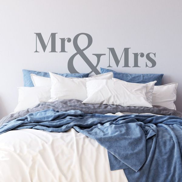 Naklejka Mr & Mrs N046 L zdjęcie 1