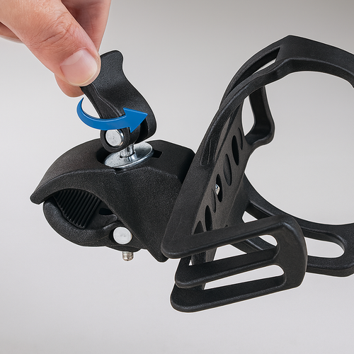 UCHWYT NA BIDON KOSZYK UNIWERSALNY NA KIEROWNICĘ ROWER MOCOWANIE NA BUTELKĘ na Arena.pl