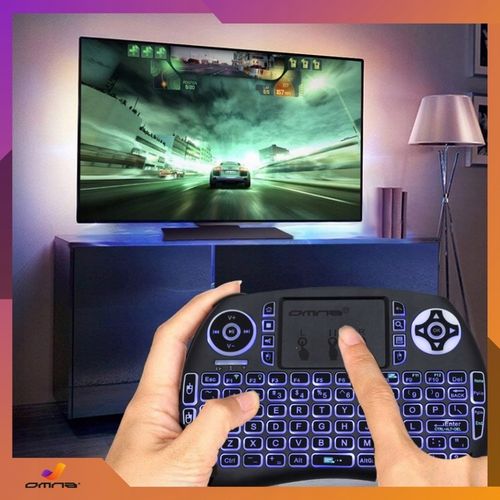 Klawiatura podświetlana bezprzewodowa z touchpadem mini do tabletu tel LED na Arena.pl