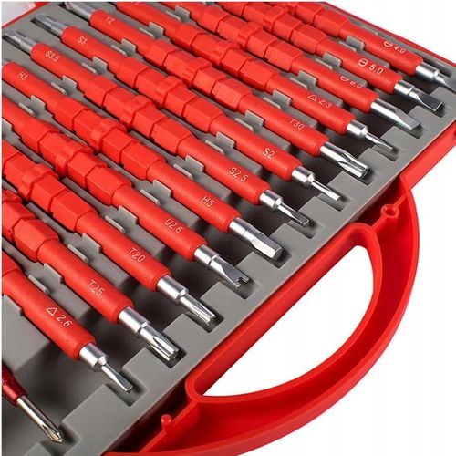 ZESTAW WKRĘTAKÓW ŚRUBOKRĘTY IZOLOWANE 25 rozmiarów + WALIZKA DLA na Arena.pl