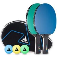 ZESTAW DO TENISA STOŁOWEGO TT - SET DUO COLORATO 2 RAKIETKI 3 PIŁECZKI POKROWIEC JOOLA