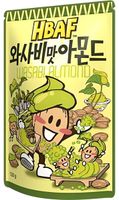 Migdały prażone smak wasabi, torebka 120g - HBAF