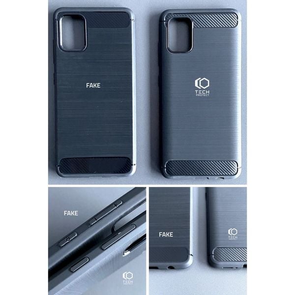 TECH-PROTECT TPUCARBON GALAXY XCOVER 7 BLACK zdjęcie 7