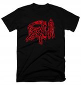 Death Metal RED LOGO koszulka koszulki t-shirt