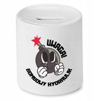 Skarbonka Dla Hydraulika Bombowy Hydraulik Z Nadrukiem Ze Zdjęciem