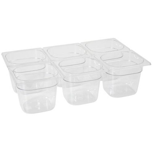 Pojemnik GN przeźroczysty z poliwęglanu GN 1/6 wys. 200 mm - Hendi 861707 na Arena.pl